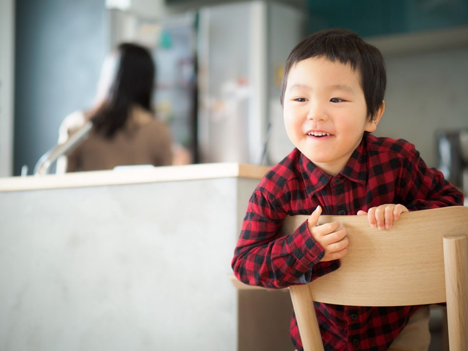 写真：上のお子さん